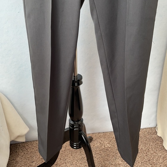 Gray Haggar Straight Fit Dress Pants - Picture 9 of 12